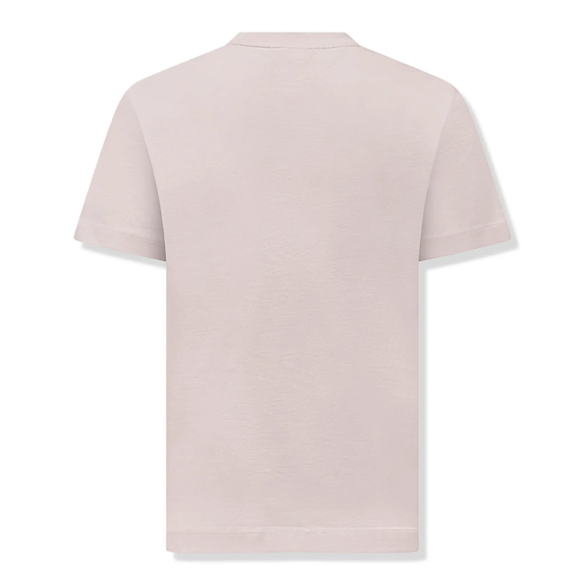 Back View of Peckham Rye Devonshire Mercerised Cotton Hushed Violet T-Shirt